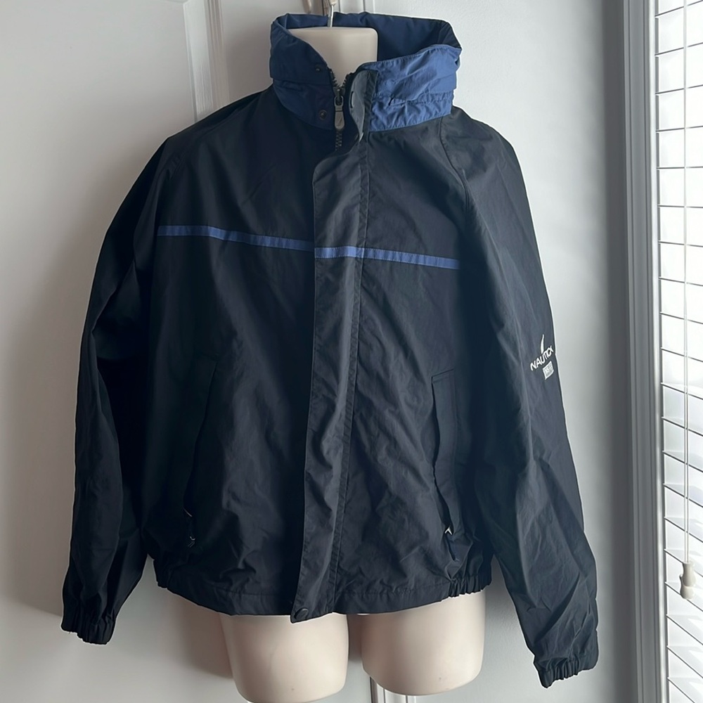 Nautica Men’s Jacket Sailing Blue Large Nylon NS-83